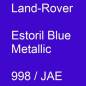 Preview: Land-Rover, Estoril Blue Metallic, 998 / JAE.